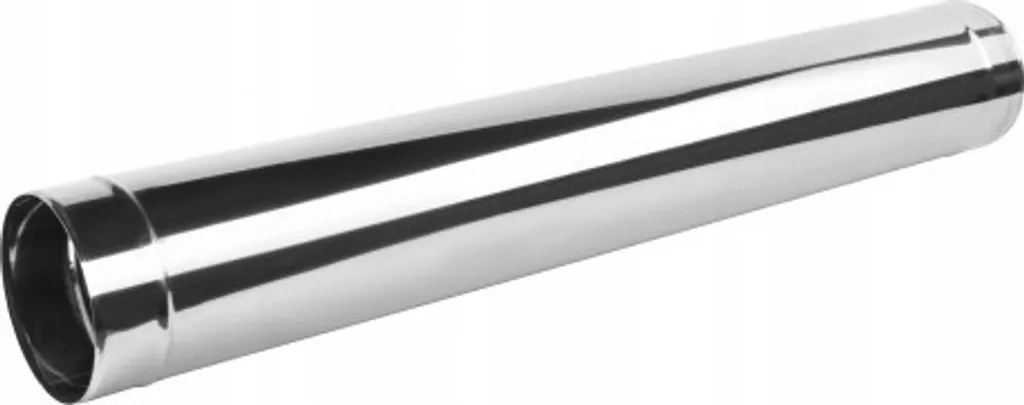 Tube de poêle en acier inoxydable fi 100 mm longueur 1m pour cheminée