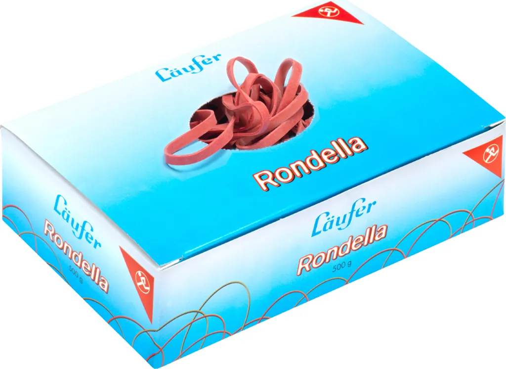 Runner51142 Elastici Runner RONDELLA in scatola, 200 x 6 mm, 500 g