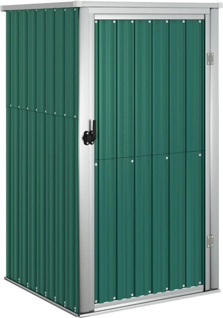 vidaXL Záhradný prístrešok zelený 88x89x161 cm Pozinkovaná Obrázok produktu 