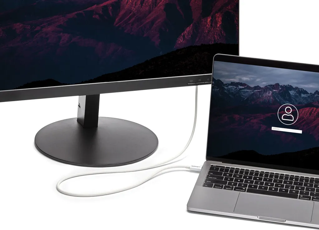 Câble Thunderbolt 3 Rapide 20Gbps Blanc 1m Supportant Résolution 4K - 5