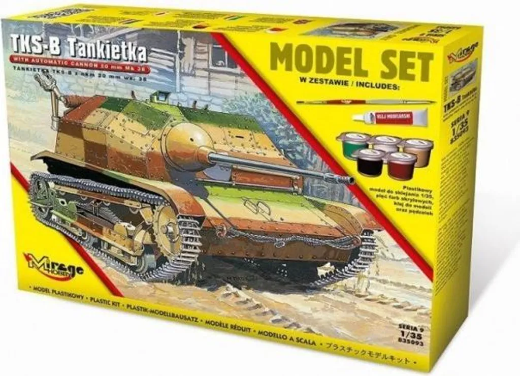 Livre Tankieterka TKS-B sur les chars légers polonais pour maquettistes