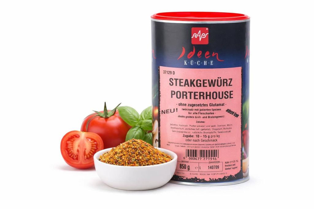RAPS Korenie na steaky Porterhouse, plechovka 850 g – Obrázok produktu 