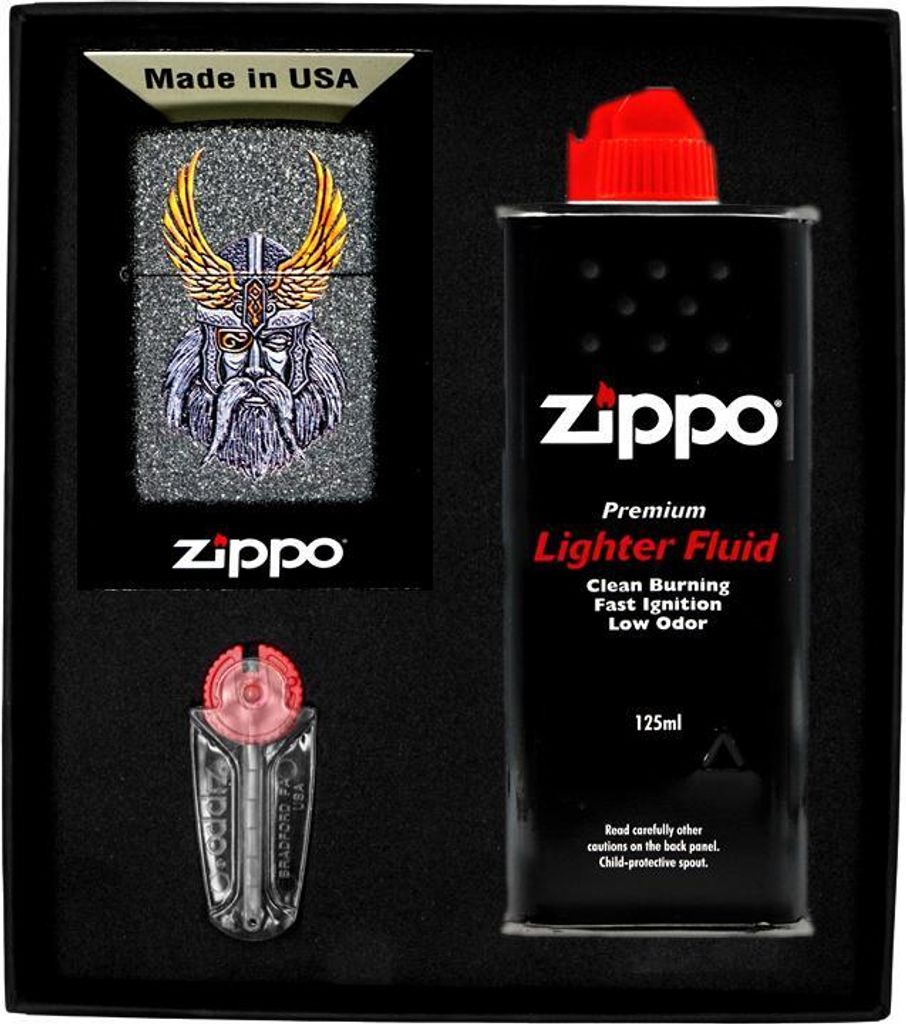 ZIPPO Feuerzeug ODIN HEARD DESIGN Geschenkset Nr. 1