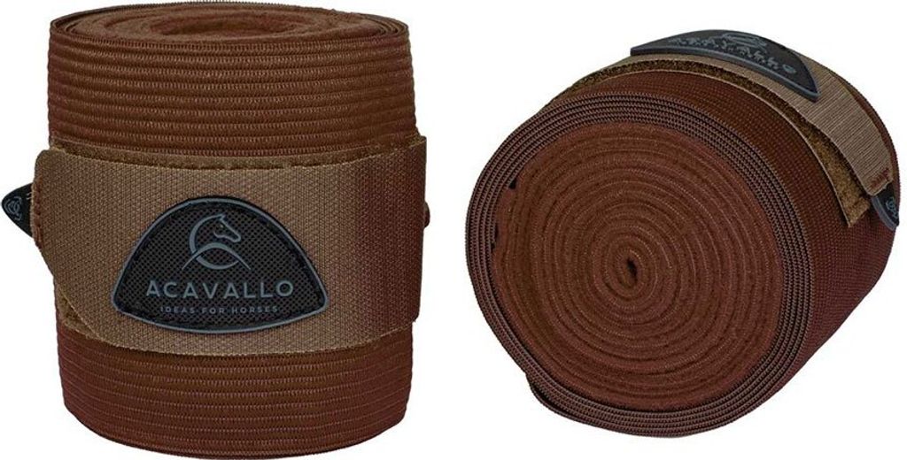 Acavallo Elastic + Fleece Bandagen - 2er Set