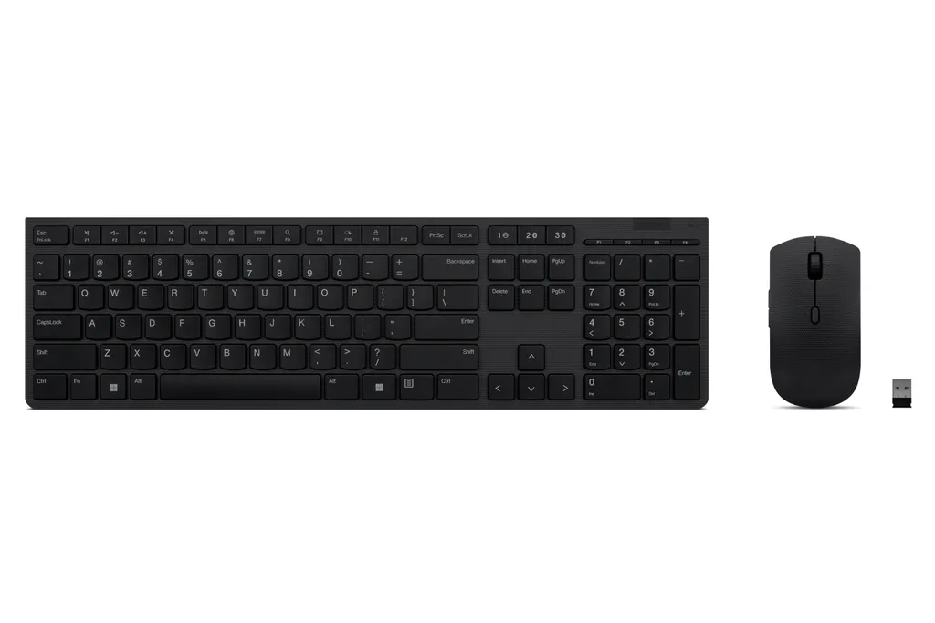 Clavier et Souris pour Télétravail Lenovo sans fil Bluetooth et RF