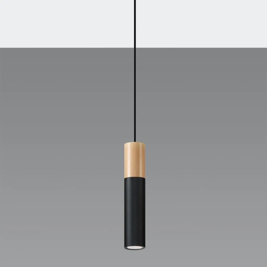 Relookez votre Intérieur avec cette Suspension Bois Noir pour Lampe GU10