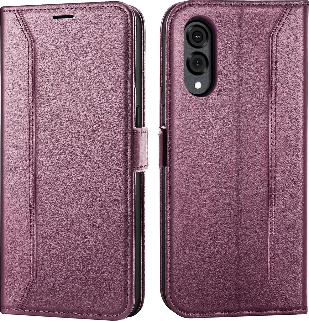 Custodia per telefono cellulare per Samsung Galaxy S25 Edge cover flip case pieghevole custodia protettiva, blackberry