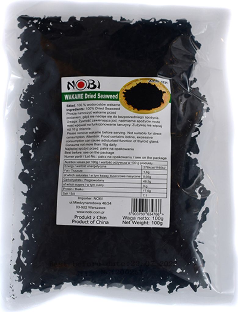 Alghe Wakame essiccate 100 g - Nobi Immagine del prodotto 
