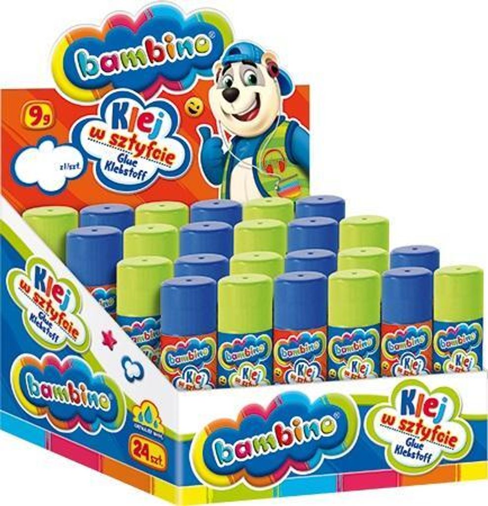 Bambino Klebestift 9 G Schule Büro Universal Kunst Sicher