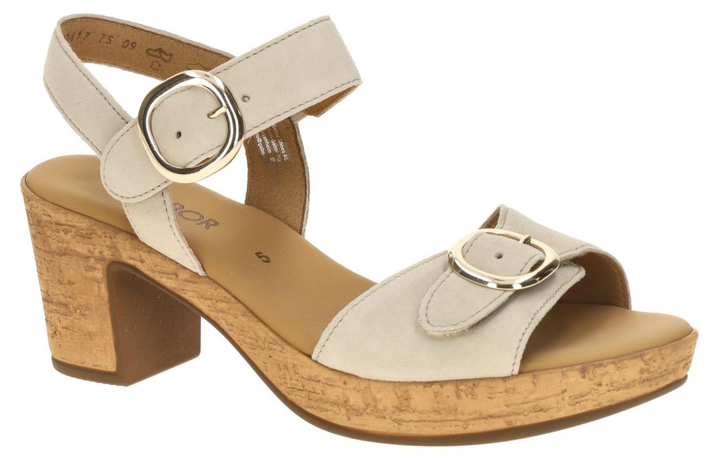 Gabor 84.764 Damen Sandale - Sandaletten grau Elegant NEU