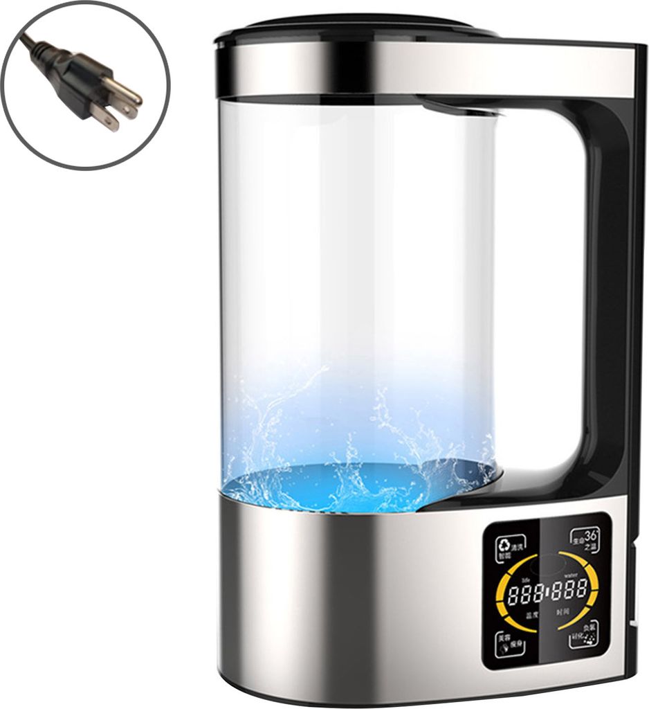 2000 ml Wasserstoff-Wassergenerator mit konstanter Temperaturheizung, US-Stecker, entzündungshemmender Wasserstoff-Wasserkocher