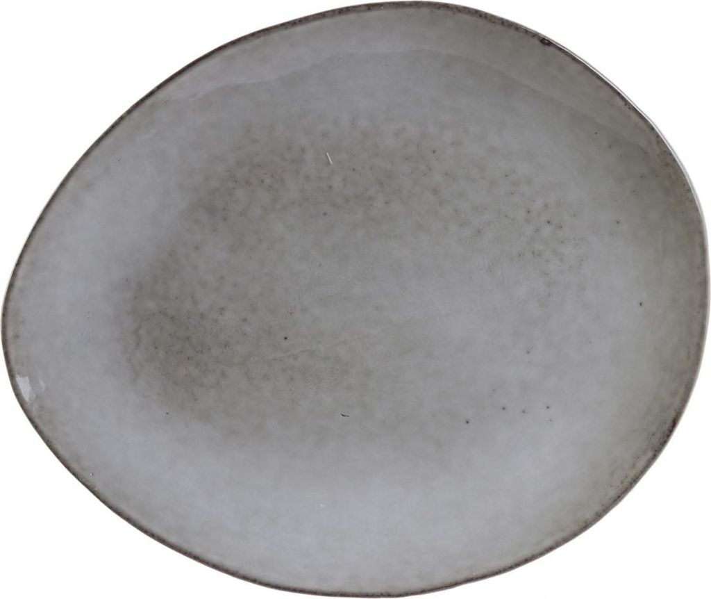6 Dessertteller 22 cm Galet Grau - Au Grès Du Temps - Home Deco Factory - Cmp