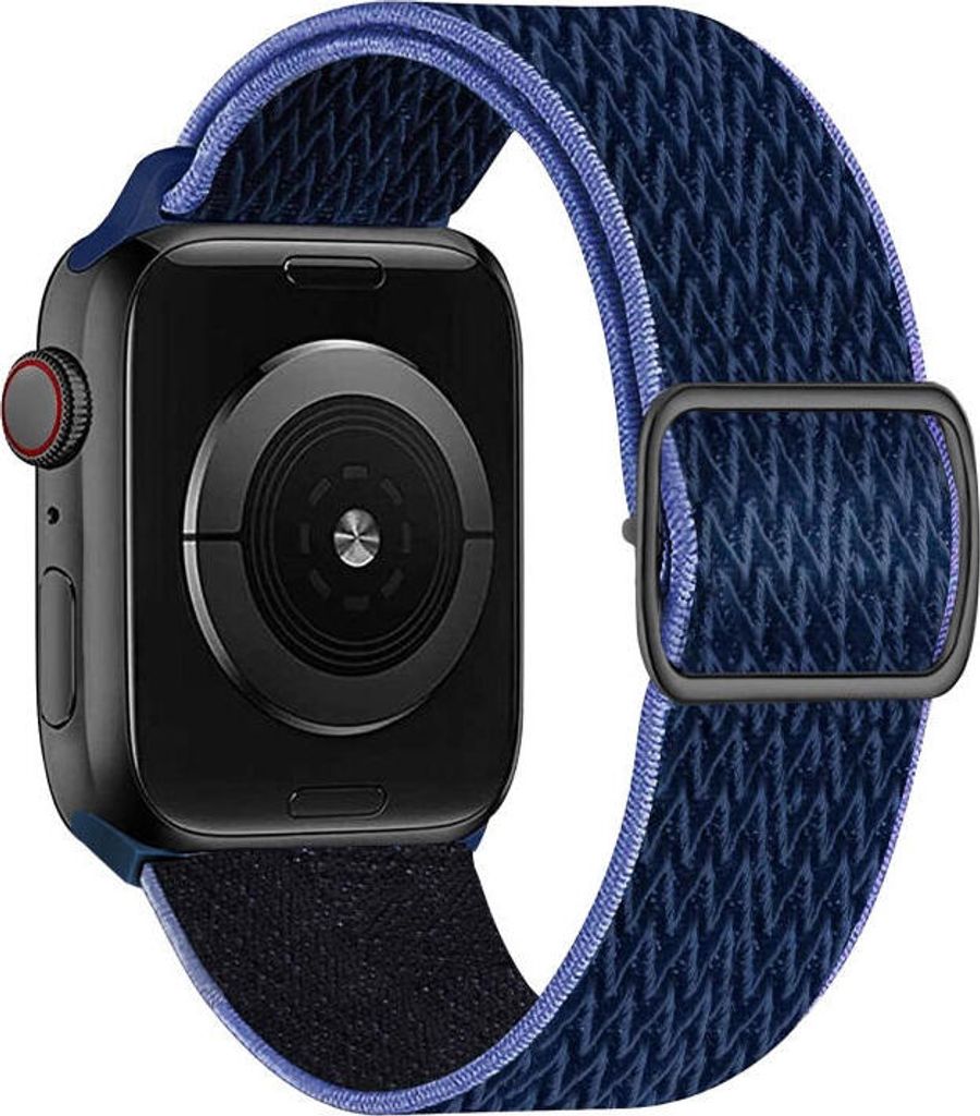 Swissten - Nylonový pásek pro Apple Watch 42-49 mm (modrý/fialový)