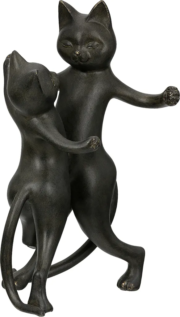 Figurine Chat Noir Gatto Gilde 30,5cm : Décoration Durable qui ne Casse Pas