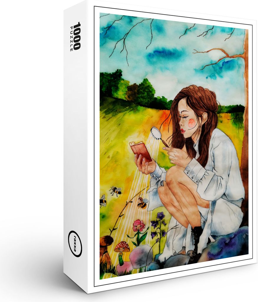 raxxa Premium-Puzzle "A closer look at things opens your eyes to a different perspective", 1000 Teile