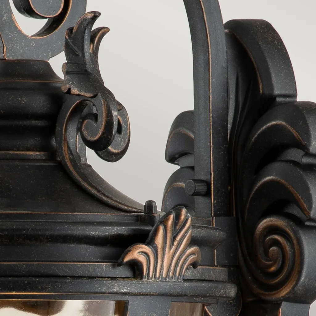 Éclairage extérieur Baltimore style ancien E27 60W pour terrasse et jardin
