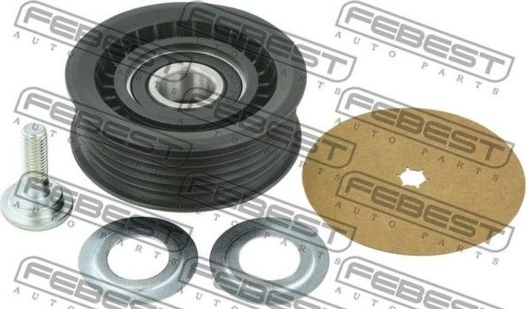 FEBEST 2988-RRIII Umlenk-/Führungsrolle, Keilrippenriemen OE LR024791 kompatibel mit Range Rover