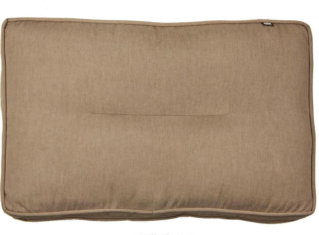 Kopu Prisma Leinen-Lounge-Kissenrücken, 60 x 40 cm – Beige