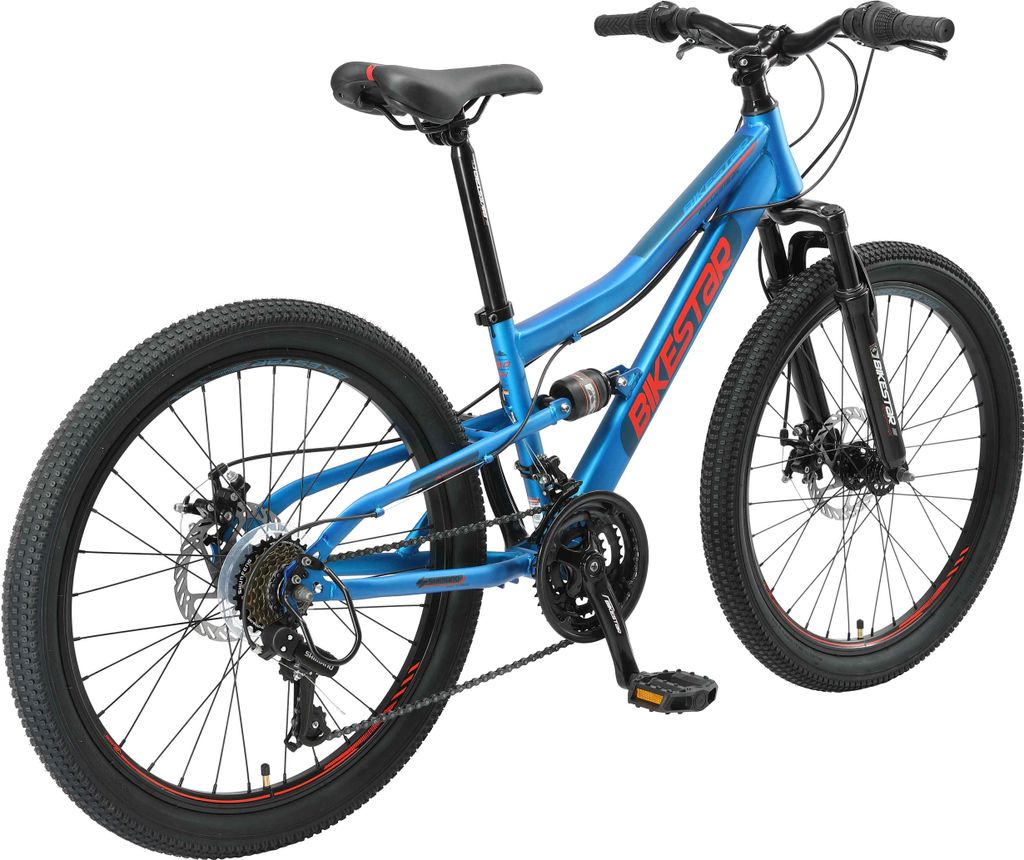 BIKESTAR Kinder Fully Mountainbike 24 Zoll ab 9 Jahre | 21 Produktbild 3