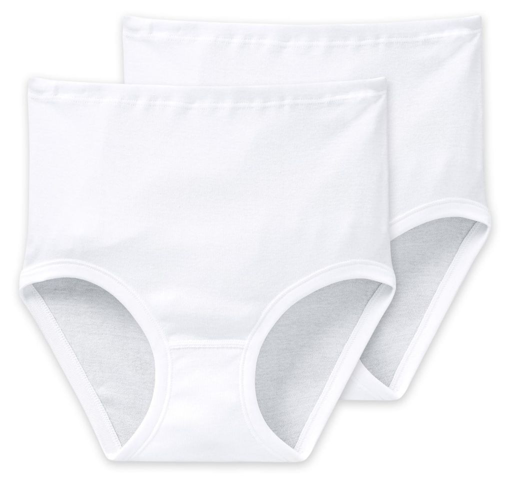 Schiesser Damen-Taillenslip 2er-Pack weiß 52 Produktbild 