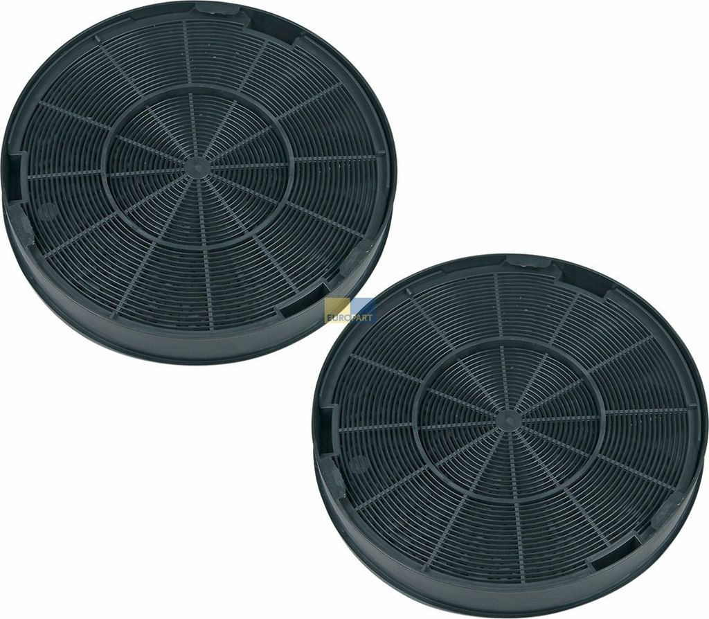 2x Kohlefilter Filter passend für EFF62, F196 FAC529 Ø196mm für Dunstabzugshaube 484000008674