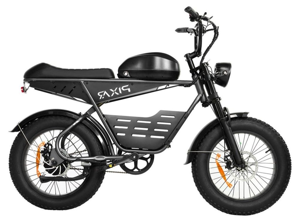 Pixar SUPER V 48V 30AH 20x4 Grau Elektrofahrrad Scheibenbremsen