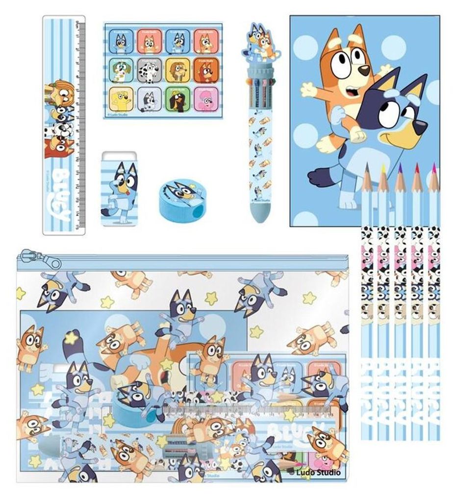 CERDÀ - Schoolspullen set Bluey - Officieel product, Productafbeelding 