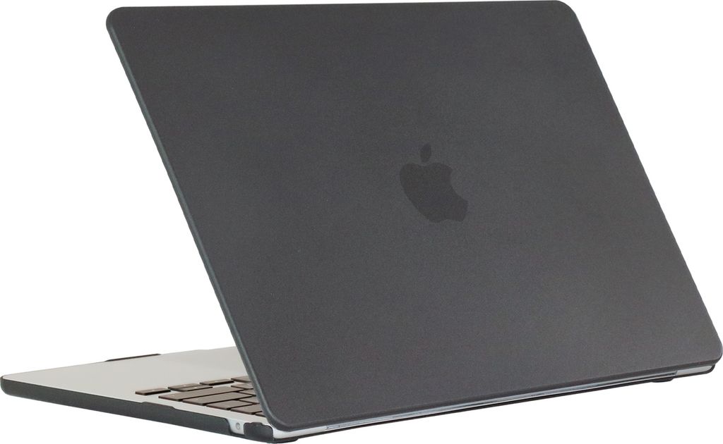 Mobigear Ultra Thin Dünne MacBook Air 15 Zoll (2023-2025) Hardcase Hülle MacBook Case - Schwarz - Model A2941 / A3114 / A3241