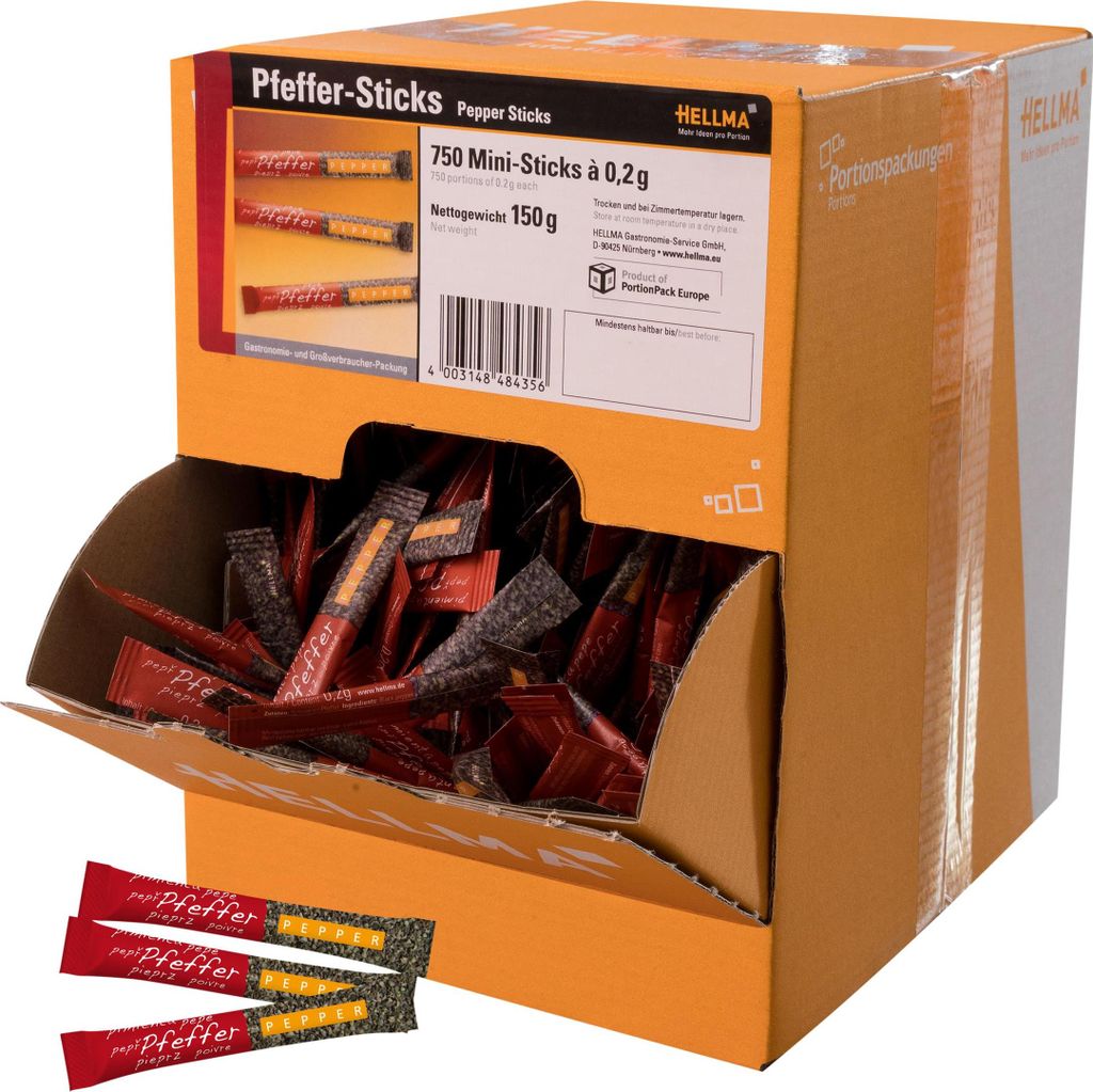 HELLMA Pfeffer-Sticks, im Displaykarton Obrázok produktu 