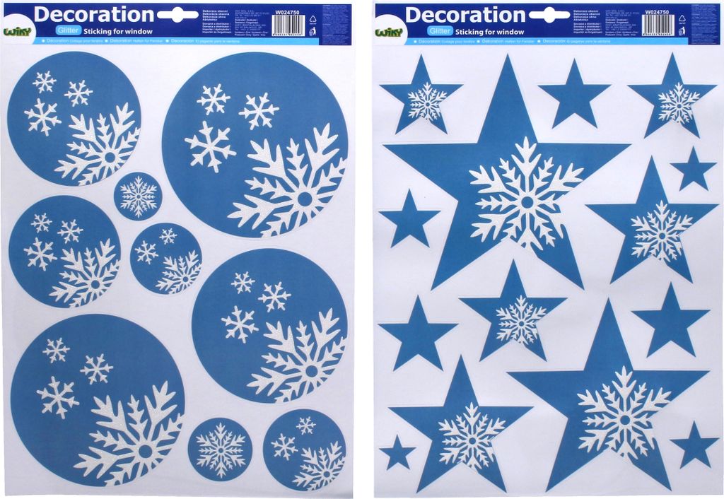 Fensterdekoration 41 x 29 cm WEIHNACHTEN