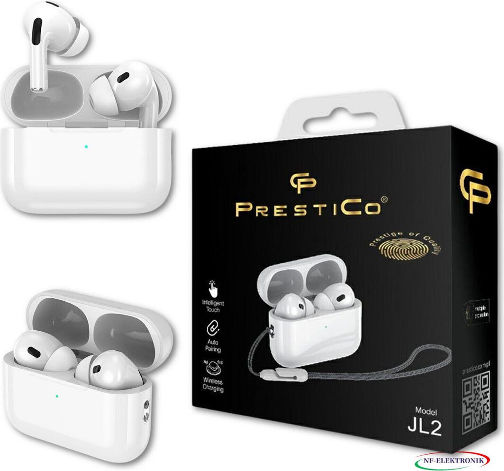 PRESTICO Bluetooth In-Ear Kopfhörer – Kabellos – Touch Produktbild 