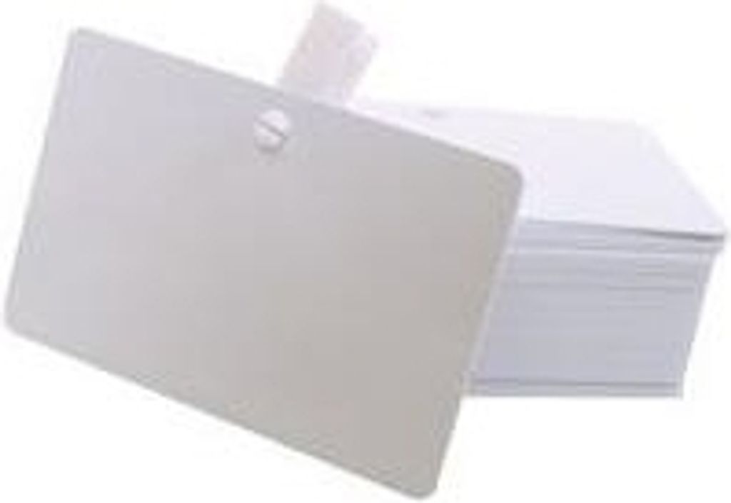 Evolis PVC Blank Pre-Punched Cards