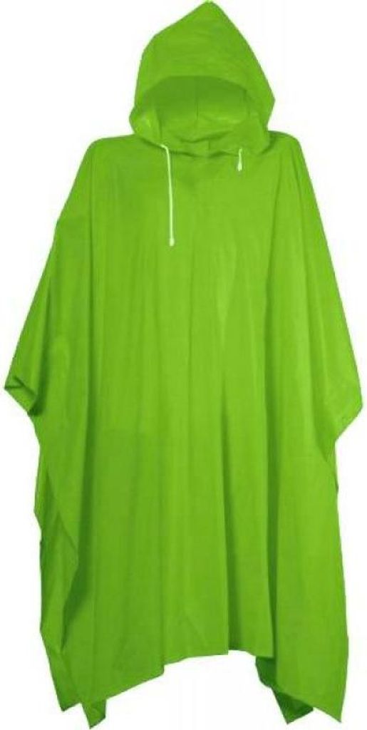 Regenmantel Poncho PVC dick grün, universell Produktbild 