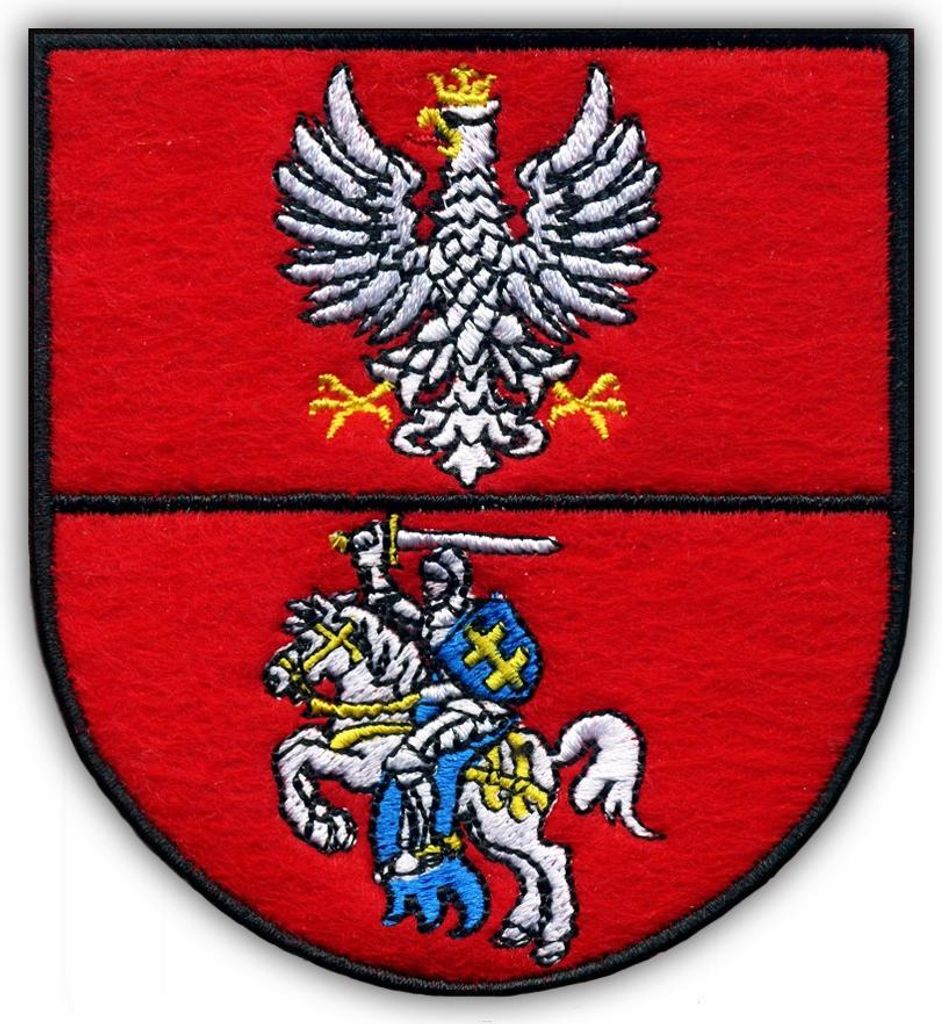 Patchion Coat of arms of Podlaskie Region - Sew-on - Embroidered Patch/Badge/Emblem