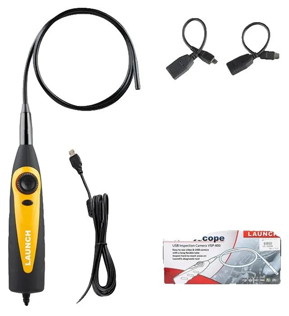 Vidéoscope de diagnostic compact 12V pour la plomberie et mécanique