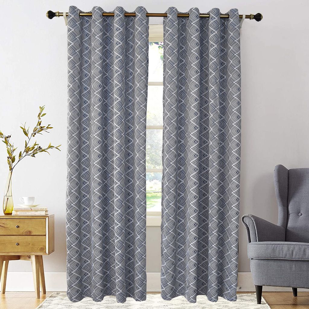 1 Stück Indoor/Outdoor Vorhang Blickdichte Gardinen Verdunkelungsvorhang - Lichtundurchlässige Vorhang mit Ösen für Schlafzimmer Geräuschreduz...