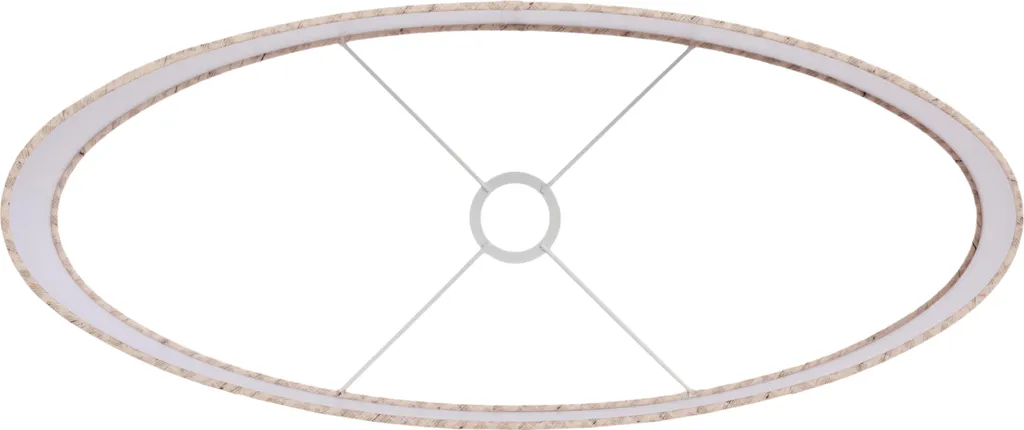 Abat-jour textile beige Stone E27 Light & Living finition soignée