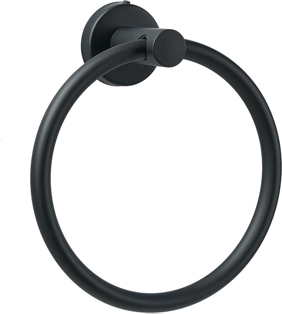 Handtuchring aus Edelstahl, modern, minimalistisch, strapazierfähig, rund, aus Metall, für Handtücher, Bad, Dusche, Waschlappen, Badezimmerzubehör
