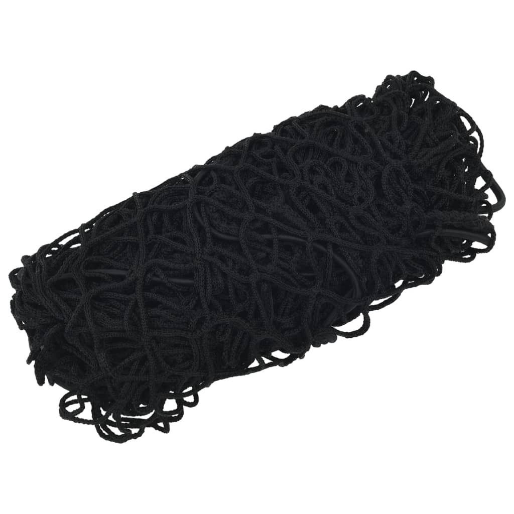 vidaXL Rete per rimorchi con corda elastica nera 7x3,5 m PP Immagine del prodotto 