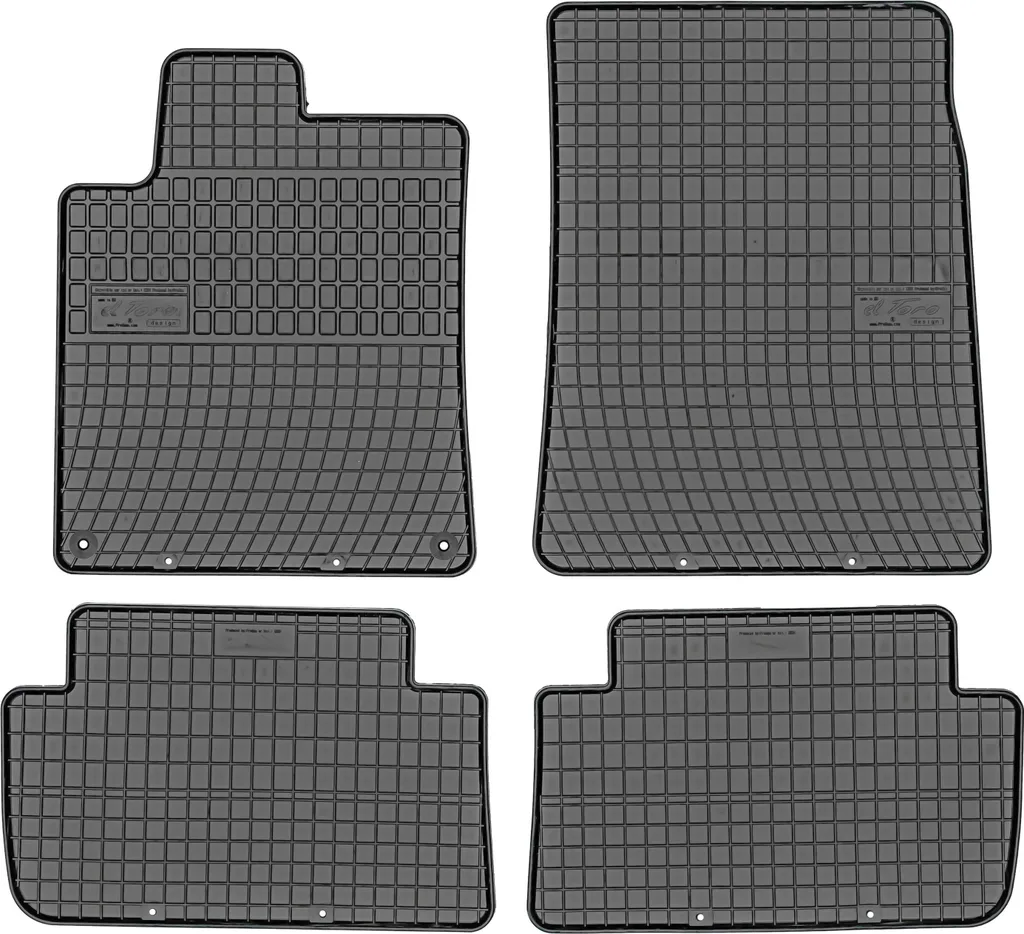 Tappetini Frogum ET0634 per Citroen C5 I 2001-2008 - Gomma su Misura