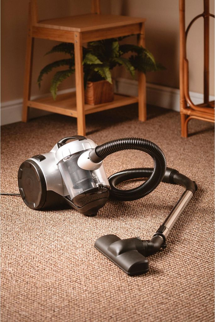 Camry CR 7039 Zyklon-Staubsauger, ohne Beutel, HEPA-Filter, Leistungsstark, für alle Böden Schwarz/Grau