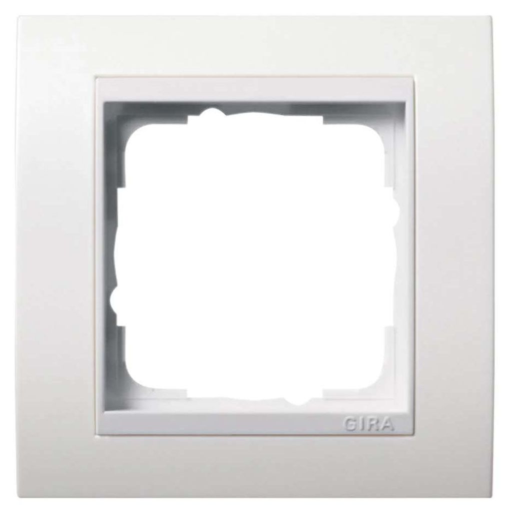 Cadre de recouvrement Gira simple Event, blanc pur Image du produit 