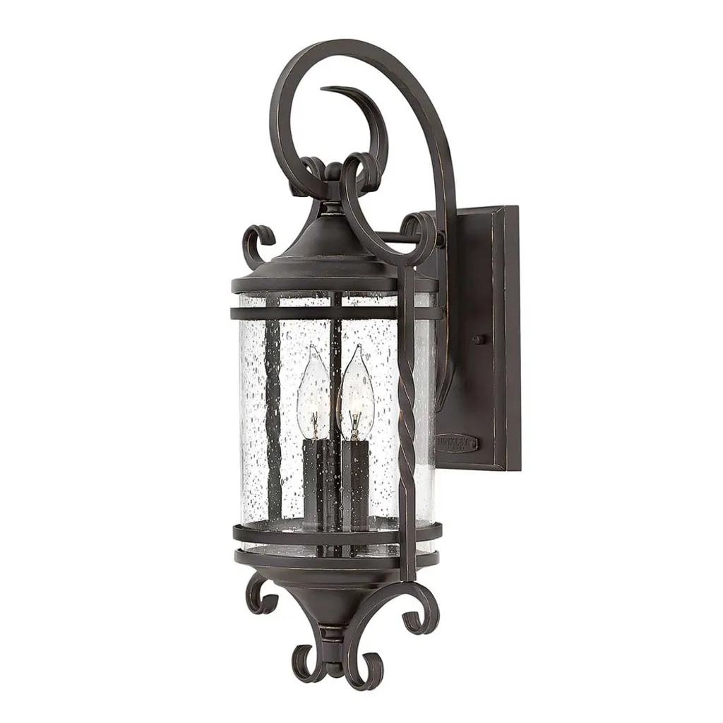 Lanterne murale extérieure rétro Stara czerń en métal noir E14 40W