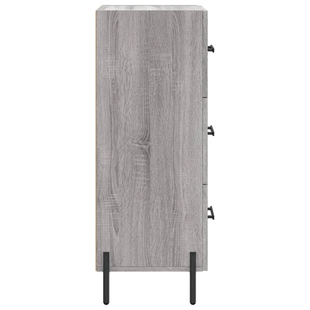 Credenza vidaXL Grigio Sonoma: Trasforma i Tuoi Spazi con Stile - 8