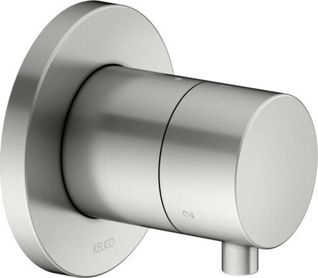 KEUCO IXMO Umstellventil Unterputzmodell für 3 Verbraucher mit Comfort Griff, ohne Absperrung, Rosette rund, 59548061001
