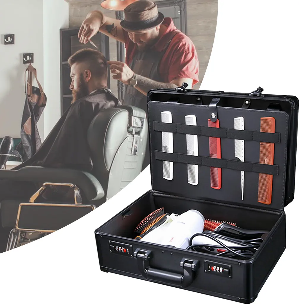 Solution de coiffure portable pour coiffeur à domicile, matériel noir - 3