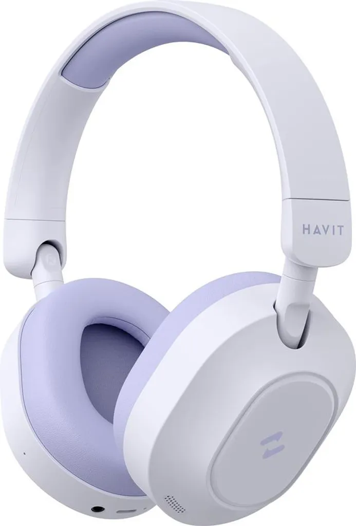 Havit H668BT Casque sans fil Bluetooth violet pliable pour musique