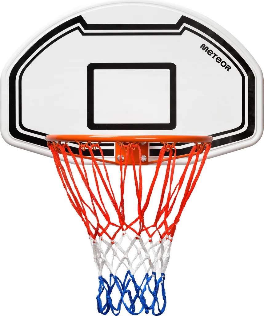 Panneau de Basketball Mural Meteor Philadelphia avec Cercle et Filet Noir