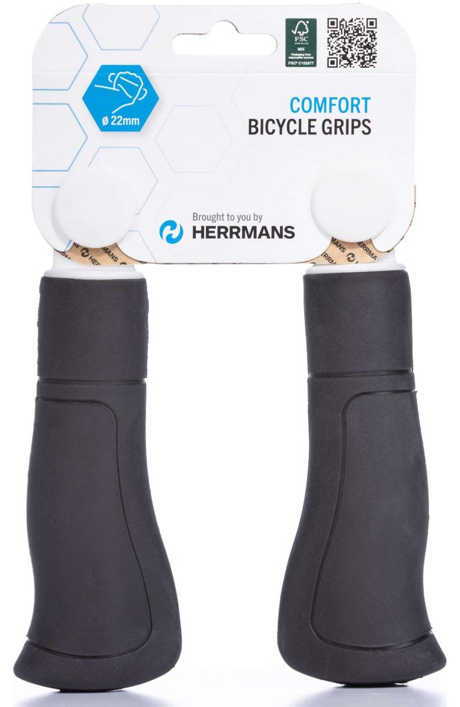 Herrmans Ergo 84b noir 120 mm - poignée de vélo Image du produit 