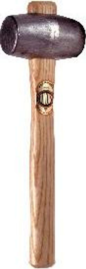 THOR Blei Hammer, Rund Ø x l 36 x 78 mm, 1.075 g, mit Holzstiel